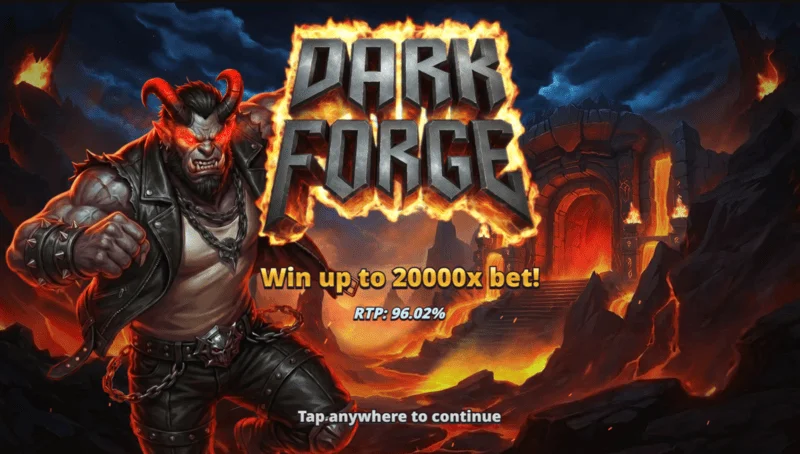 Dark Forge - Αρχικό μενού με θέμα την κόλαση
